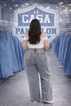 Wide leg gris