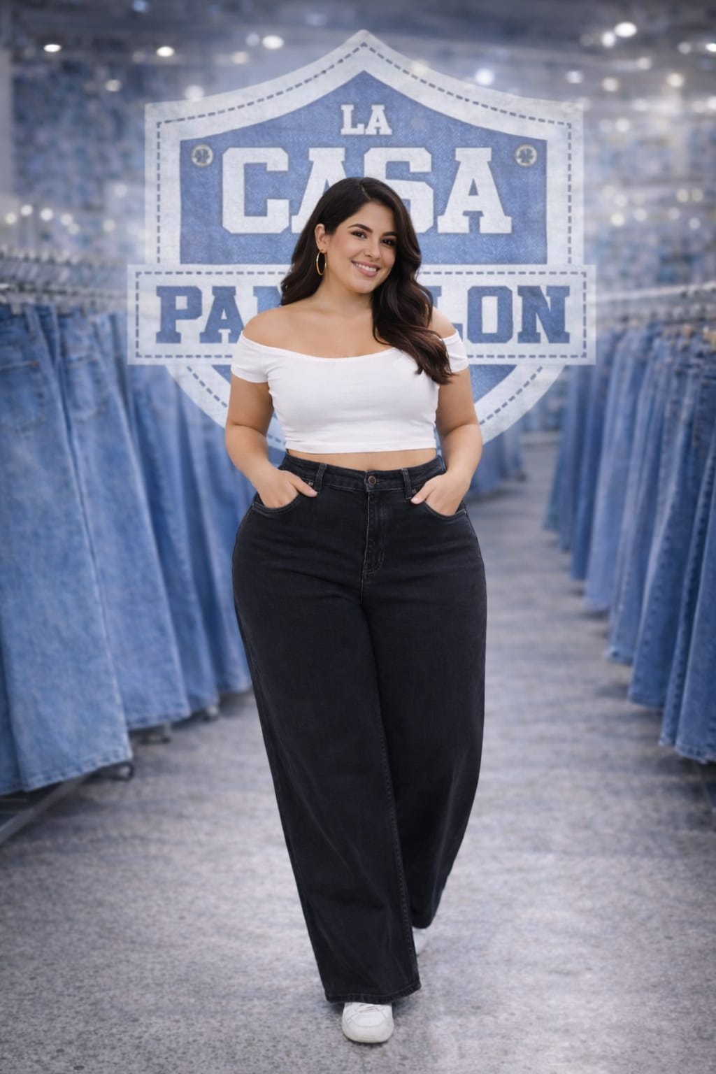 WIDE LEG  BLACK