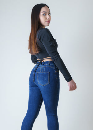 pantalon skinny  psuh up