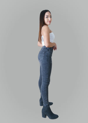 Skinny 5 botones jeans